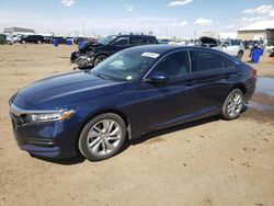 Salvage cars for sale at Brighton, CO auction: 2020 Honda Accord LX