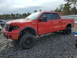 Salvage cars for sale from Copart Windham, ME: 2012 Ford F150 Supercrew