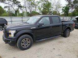Salvage cars for sale at Hampton, VA auction: 2016 Ford F150 Supercrew
