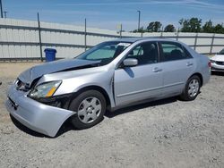 Salvage cars for sale at Lumberton, NC auction: 2005 Honda Accord LX