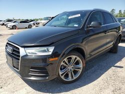 Salvage cars for sale at Houston, TX auction: 2016 Audi Q3 Premium Plus