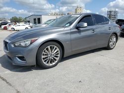 Vehiculos salvage en venta de Copart New Orleans, LA: 2018 Infiniti Q50 Luxe