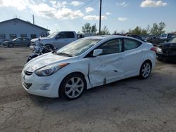 Salvage cars for sale at Pekin, IL auction: 2013 Hyundai Elantra GLS