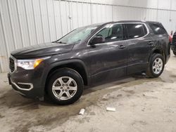 Salvage cars for sale at Franklin, WI auction: 2017 GMC Acadia SLE