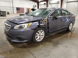 Salvage cars for sale at Avon, MN auction: 2015 Subaru Legacy 2.5I Premium