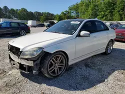 Salvage cars for sale from Copart Fairburn, GA: 2013 Mercedes-Benz C 300 4matic