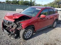 Salvage cars for sale at Riverview, FL auction: 2015 Mazda CX-5 Touring