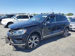 Salvage cars for sale from Copart Sacramento, CA: 2017 Volkswagen Touareg Wolfsburg
