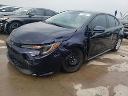 Salvage cars for sale at Grand Prairie, TX auction: 2022 Toyota Corolla LE