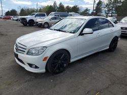 Salvage cars for sale from Copart Denver, CO: 2009 Mercedes-Benz C 300 4matic