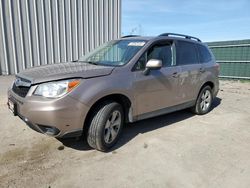 Salvage cars for sale at Duryea, PA auction: 2016 Subaru Forester 2.5I Premium