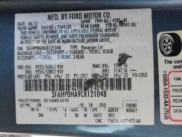 2012 Ford Fusion SE