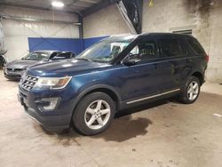 Salvage cars for sale at Chalfont, PA auction: 2017 Ford Explorer XLT