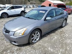 Salvage cars for sale from Copart Mendon, MA: 2008 Nissan Maxima SE