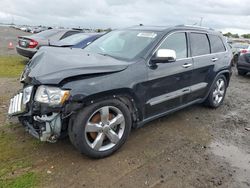 Vehiculos salvage en venta de Copart Sacramento, CA: 2013 Jeep Grand Cherokee Overland