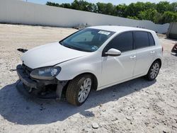 Salvage cars for sale from Copart New Braunfels, TX: 2013 Volkswagen Golf