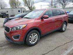 Salvage cars for sale from Copart Moraine, OH: 2017 KIA Sorento LX