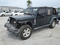 Salvage cars for sale at Tulsa, OK auction: 2009 Jeep Wrangler Unlimited X