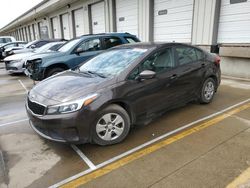 Salvage cars for sale at Louisville, KY auction: 2018 KIA Forte LX