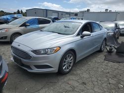 Salvage cars for sale from Copart Vallejo, CA: 2017 Ford Fusion SE