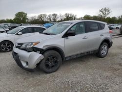 Salvage cars for sale at Des Moines, IA auction: 2013 Toyota Rav4 LE