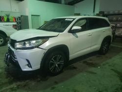 Salvage cars for sale at Eight Mile, AL auction: 2017 Toyota Highlander LE