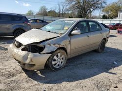 Toyota Corolla CE salvage cars for sale: 2005 Toyota Corolla CE