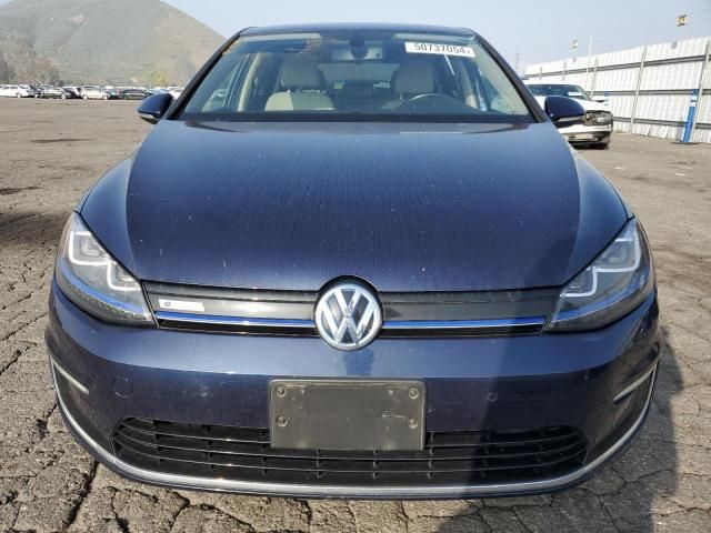 2015 Volkswagen E-GOLF SEL Premium