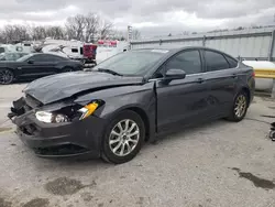 Salvage cars for sale at Rogersville, MO auction: 2017 Ford Fusion S