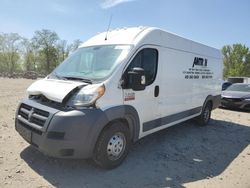 Salvage trucks for sale at Baltimore, MD auction: 2017 Dodge RAM Promaster 3500 3500 High