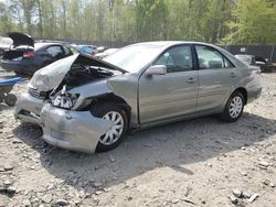 Salvage cars for sale at Waldorf, MD auction: 2005 Toyota Camry LE