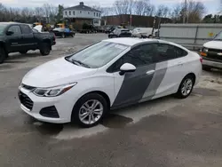 Salvage cars for sale at North Billerica, MA auction: 2019 Chevrolet Cruze LS