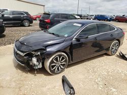Salvage cars for sale at Temple, TX auction: 2022 Chevrolet Malibu RS