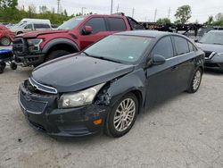 Chevrolet salvage cars for sale: 2012 Chevrolet Cruze ECO