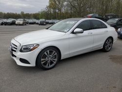 Salvage cars for sale from Copart Glassboro, NJ: 2016 Mercedes-Benz C300