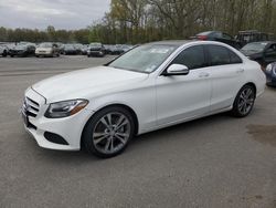 Mercedes-Benz c-Class salvage cars for sale: 2016 Mercedes-Benz C300