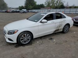 Mercedes-Benz c 300 4matic salvage cars for sale: 2015 Mercedes-Benz C 300 4matic