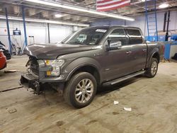 Salvage cars for sale at Wheeling, IL auction: 2016 Ford F150 Supercrew