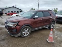 Salvage cars for sale at Pekin, IL auction: 2016 Ford Explorer XLT