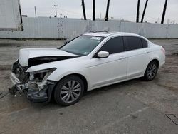 Salvage cars for sale at Van Nuys, CA auction: 2012 Honda Accord EXL