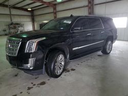 Salvage cars for sale from Copart Haslet, TX: 2017 Cadillac Escalade ESV Luxury