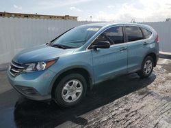 Salvage cars for sale from Copart Opa Locka, FL: 2014 Honda CR-V LX