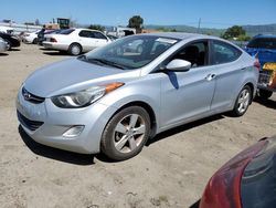 Salvage cars for sale at San Martin, CA auction: 2013 Hyundai Elantra GLS