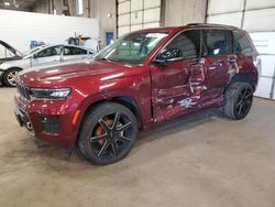 Salvage cars for sale at Blaine, MN auction: 2022 Jeep Grand Cherokee Overland