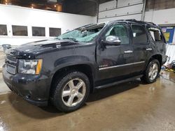 Salvage cars for sale from Copart Blaine, MN: 2010 Chevrolet Tahoe K1500 LTZ