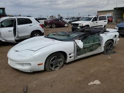 Salvage cars for sale at Brighton, CO auction: 2001 Pontiac Firebird