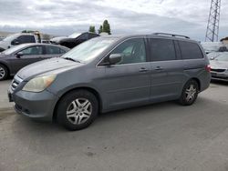 Salvage cars for sale from Copart Hayward, CA: 2007 Honda Odyssey EXL