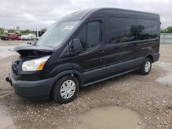 Salvage cars for sale at Kansas City, KS auction: 2016 Ford Transit T-350