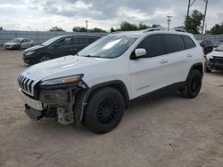 Salvage cars for sale at Oklahoma City, OK auction: 2018 Jeep Cherokee Latitude Plus