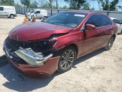 Salvage cars for sale at Riverview, FL auction: 2016 Toyota Camry LE